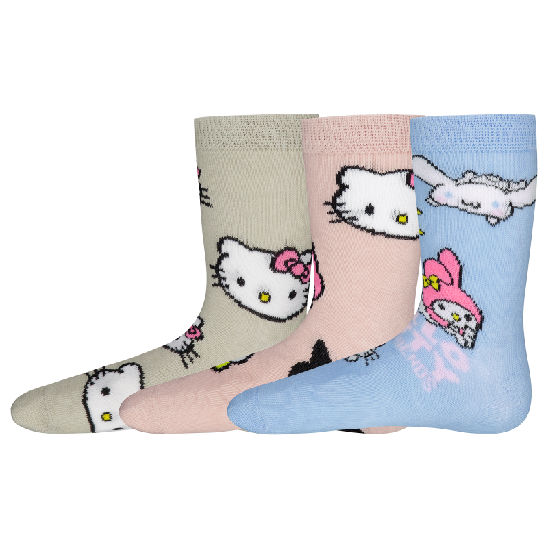 Lasten sukat Hello Kitty 3 pr/pkt