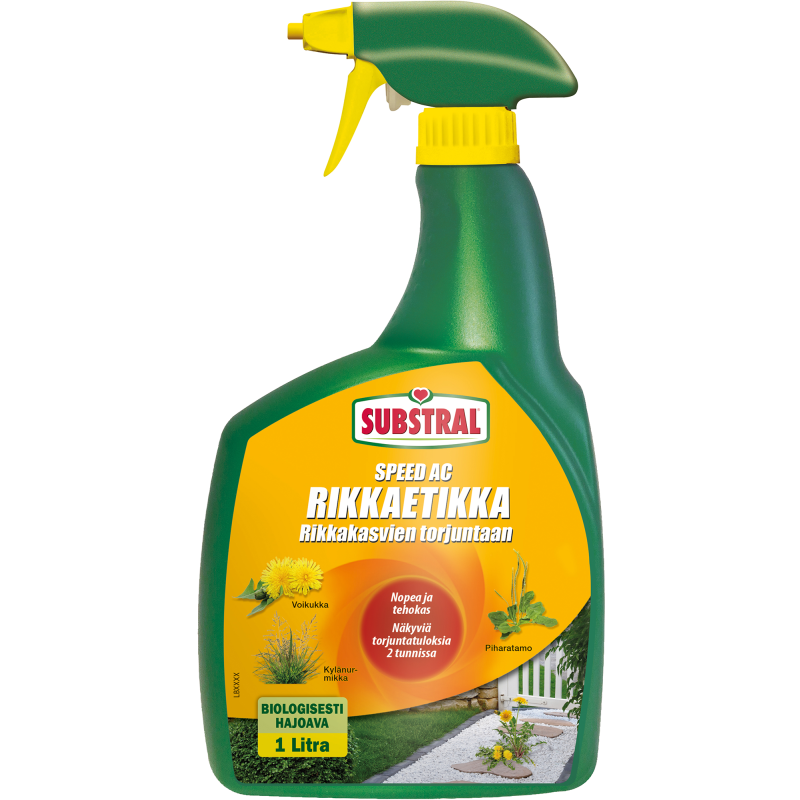 Rikkaetikka Substral 1 l biohajoava