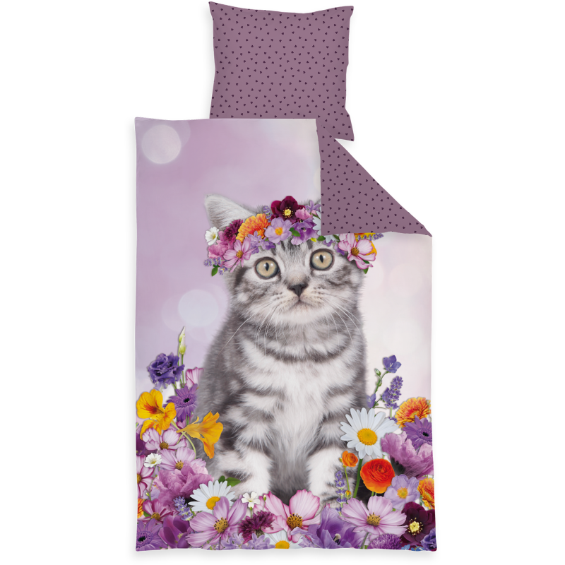 Pussilakanasetti 150 x 210 cm Kukkakissa