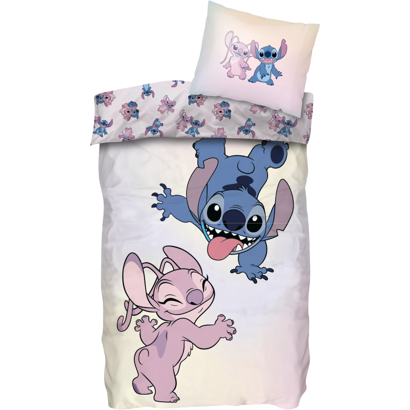 Pussilakanasetti 150 x 210 cm Lilo & Stitch