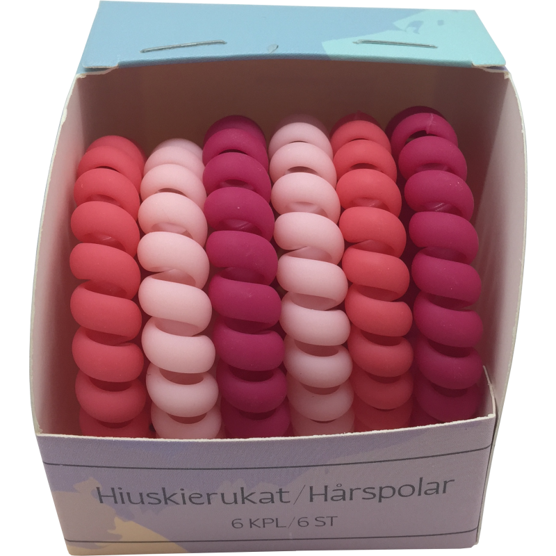 Hiuskierukat 6 kpl