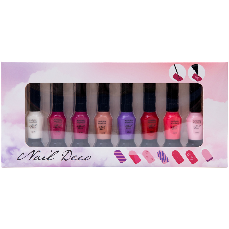 Lahjapakkaus 8 x 10 ml kynsilakka