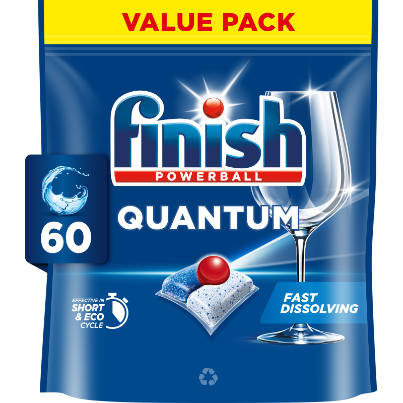 Konetiskitabletti Finish 60 kpl Quantum All in One