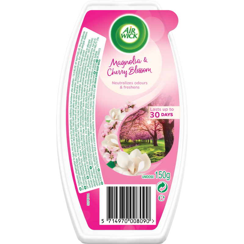 Ilmanraikastingeeli Airwick 150 g Magnolia & Cherry