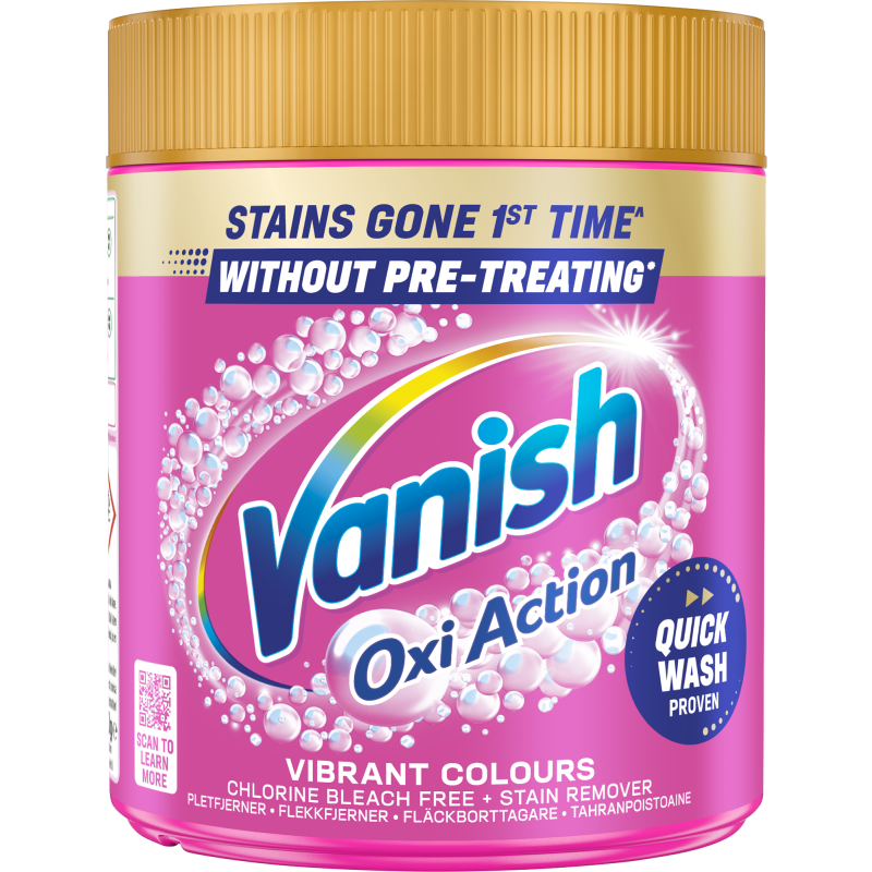Tahranpoistojauhe Vanish 720 g Pink