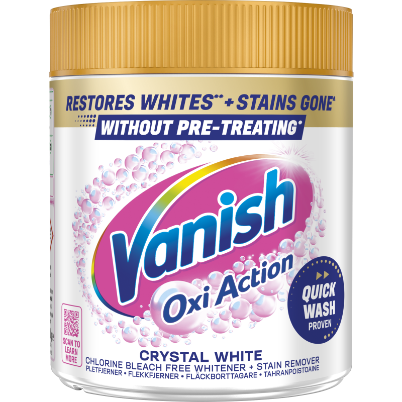 Tahranpoistojauhe Vanish 720 g White