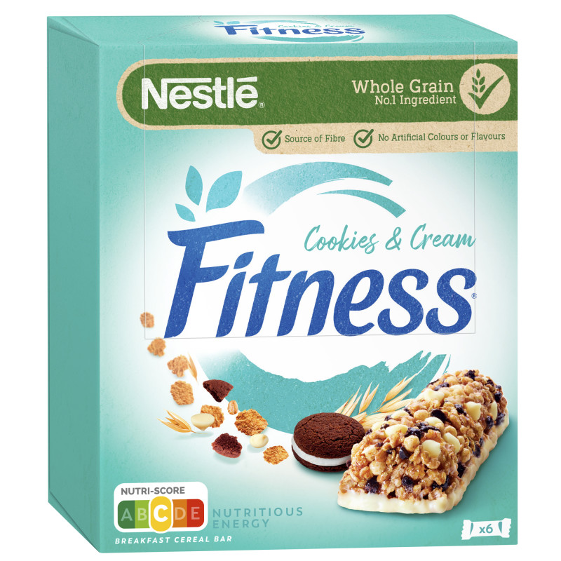 Viljapatukka Nestle Fitness 6 x 23,5 g Cookies & Creme