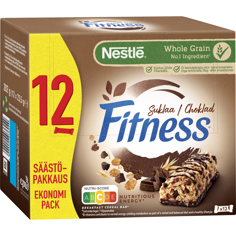 Viljapatukka Nestle Fitness 12 x 23.5 g suklainen
