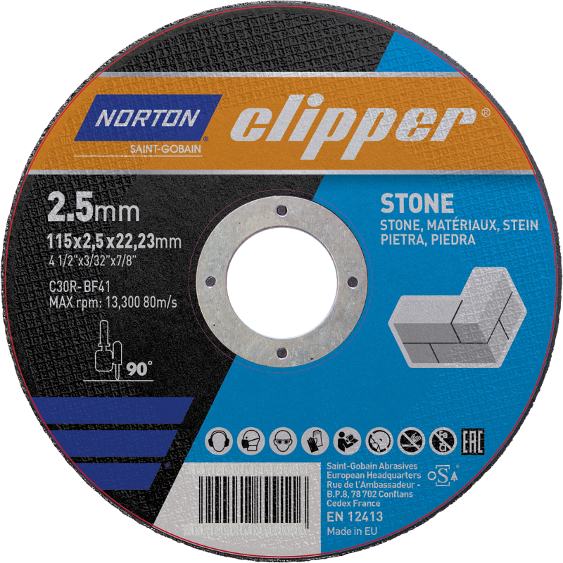 Katkaisulaikka Norton Clipper 115x2,5x22,23mm Stone