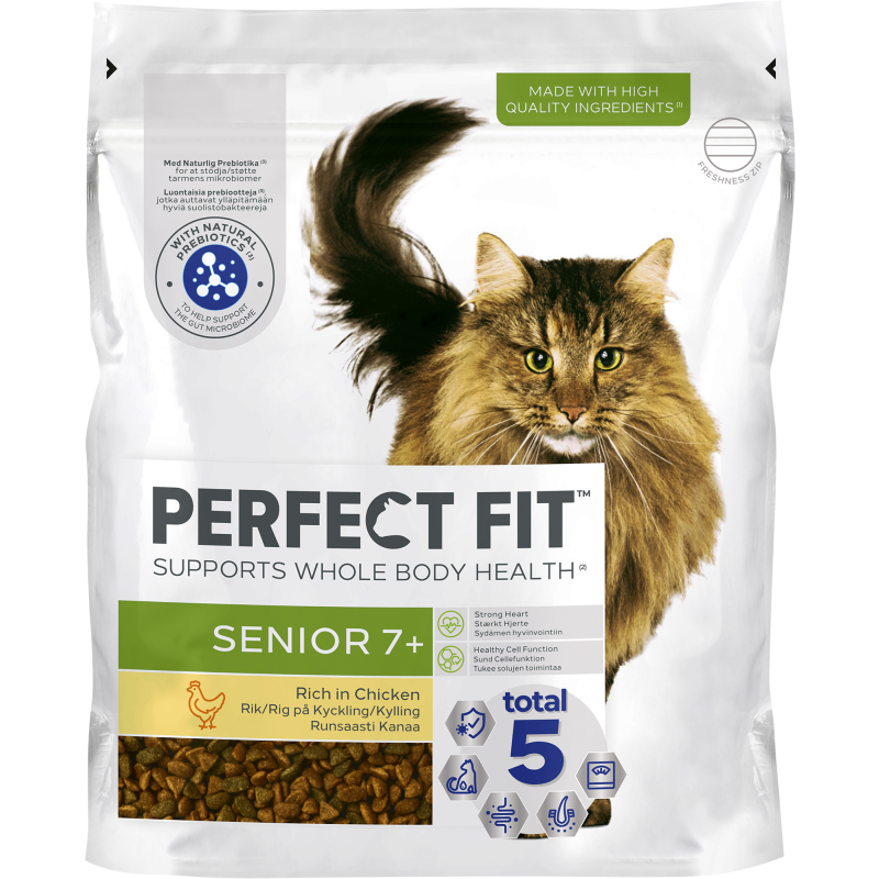 Kissanruoka Perfect Fit 750 g Senior kana