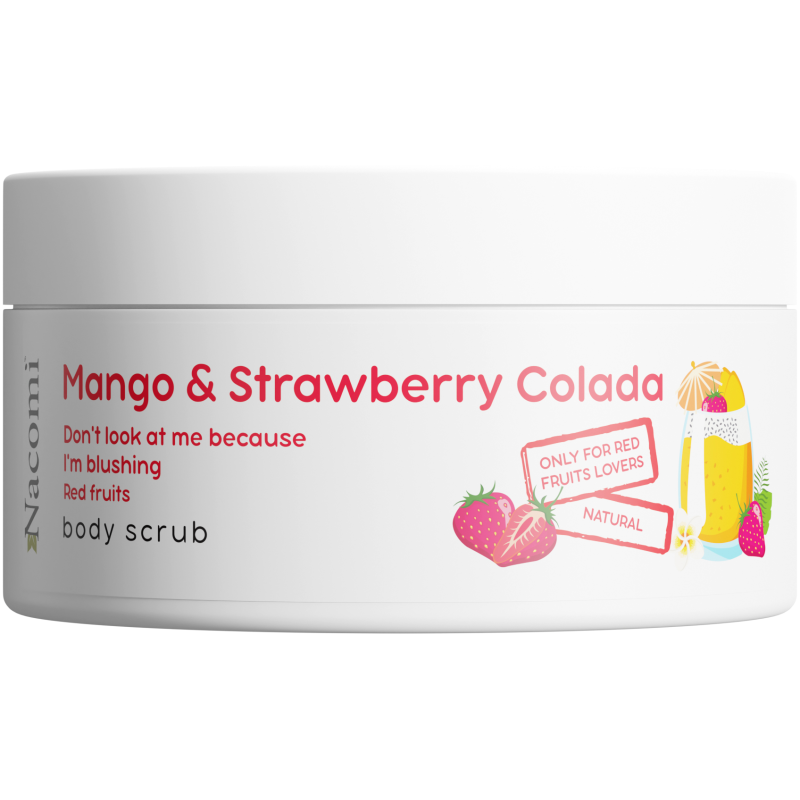 Vartalokuorinta Nacomi 100 ml Mango & Strawberry Colada