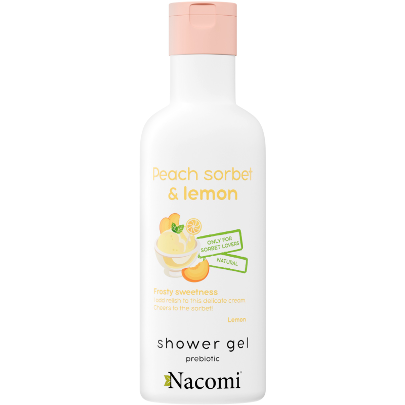 Suihkugeeli Nacomi 300 ml Peach Sorbet & Lemon