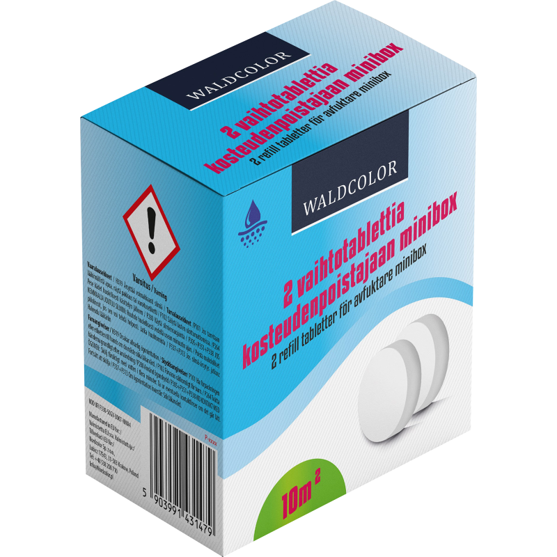 Vaihtotabletit Waldcolor Minibox 500 g, 2 kpl