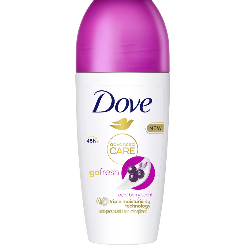 Deo roll-on Dove 50 ml Go Fresh Acai & Water Lily