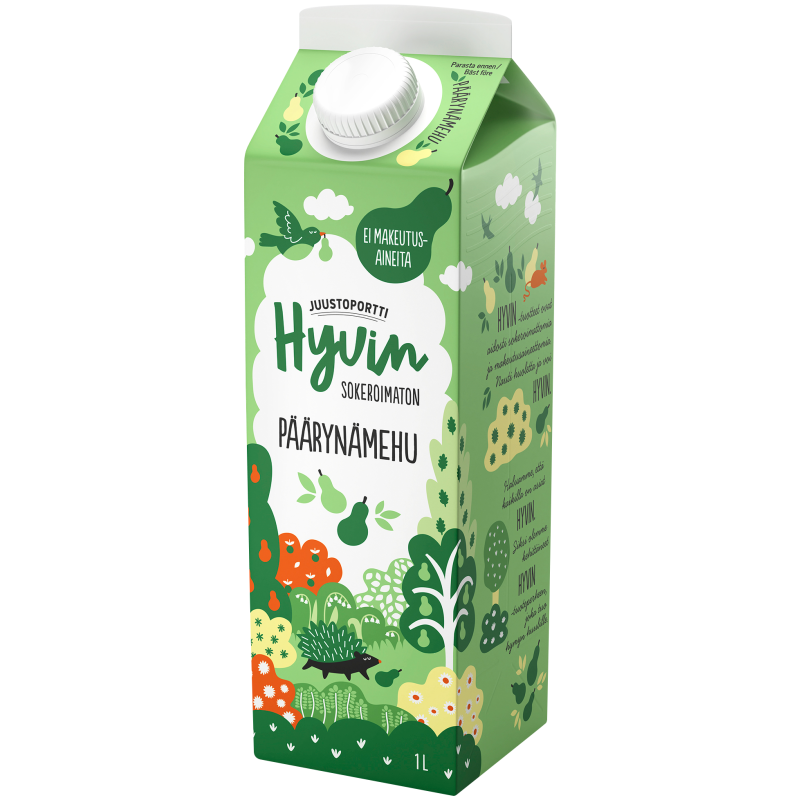 Päärynämehu Juustoportti 1 l Hyvin