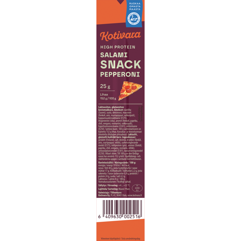 Salami snack Kotivara 25 g pepperoni