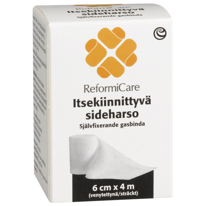 Itsekiinnittyvä sideharso 6 cm x 4 m