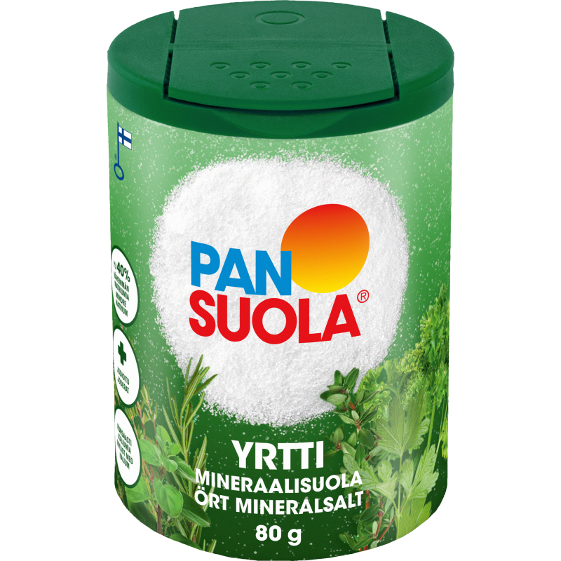 Yrttimineraalisuola Pansuola 80 g