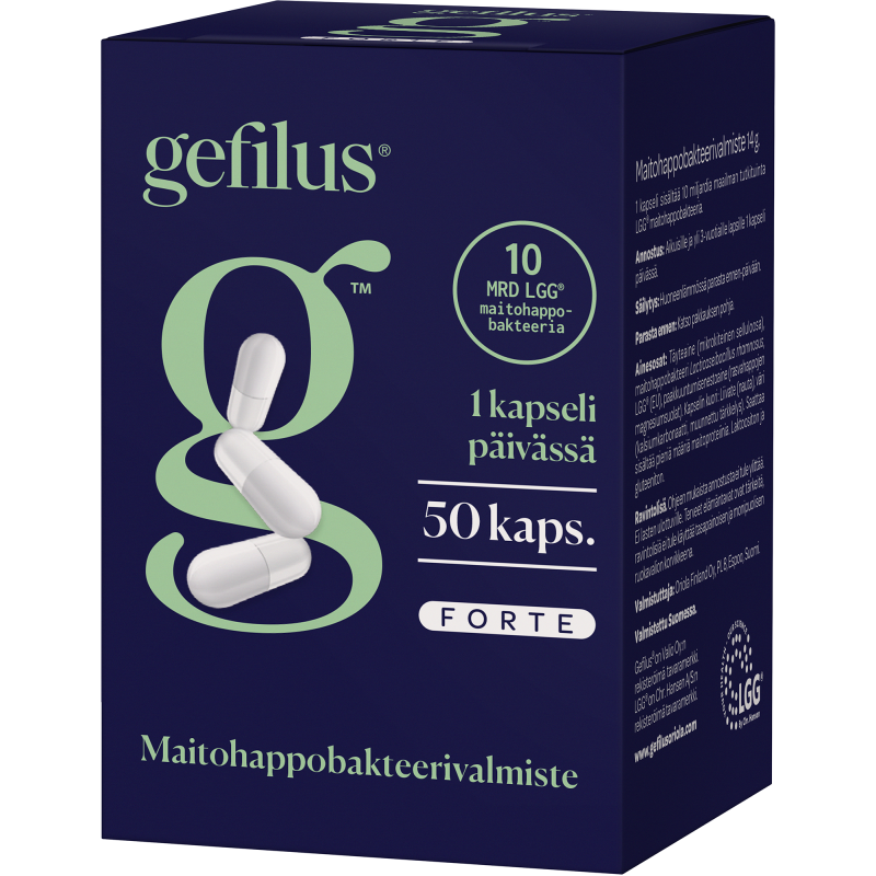 Maitohappobakteeri Gefilus 50 kpl Forte