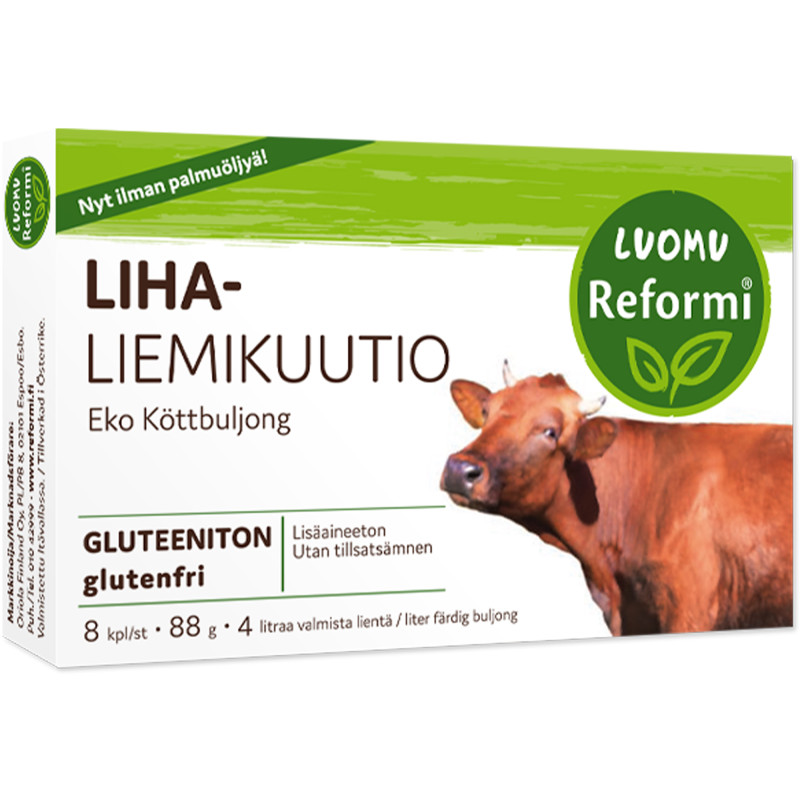 Lihaliemivalmiste luomu 8 kpl 88 g