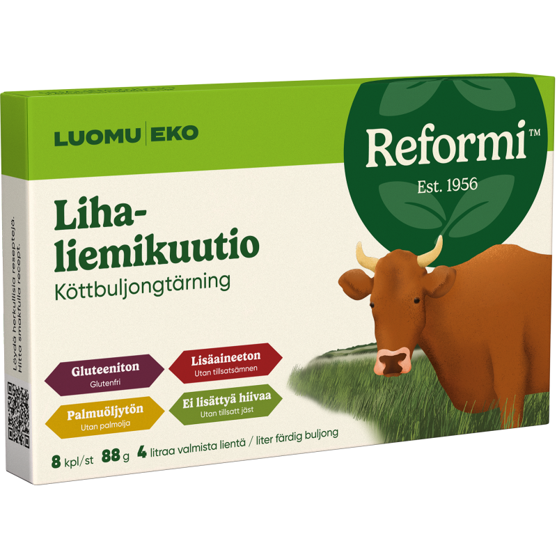 Lihaliemivalmiste luomu 8 kpl 88 g