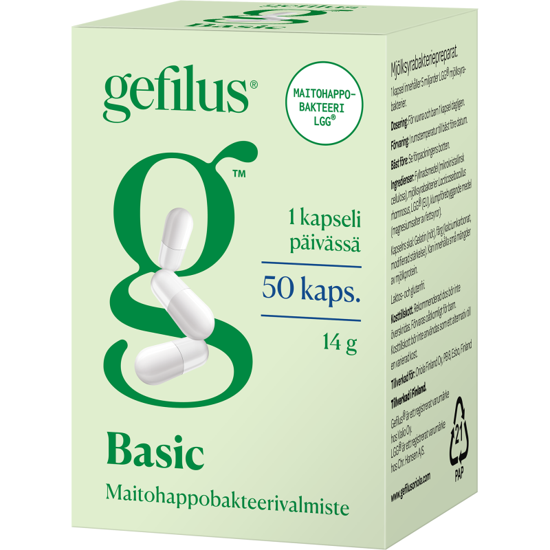 Gefilus Basic 50 kpl maitohappobakteeri