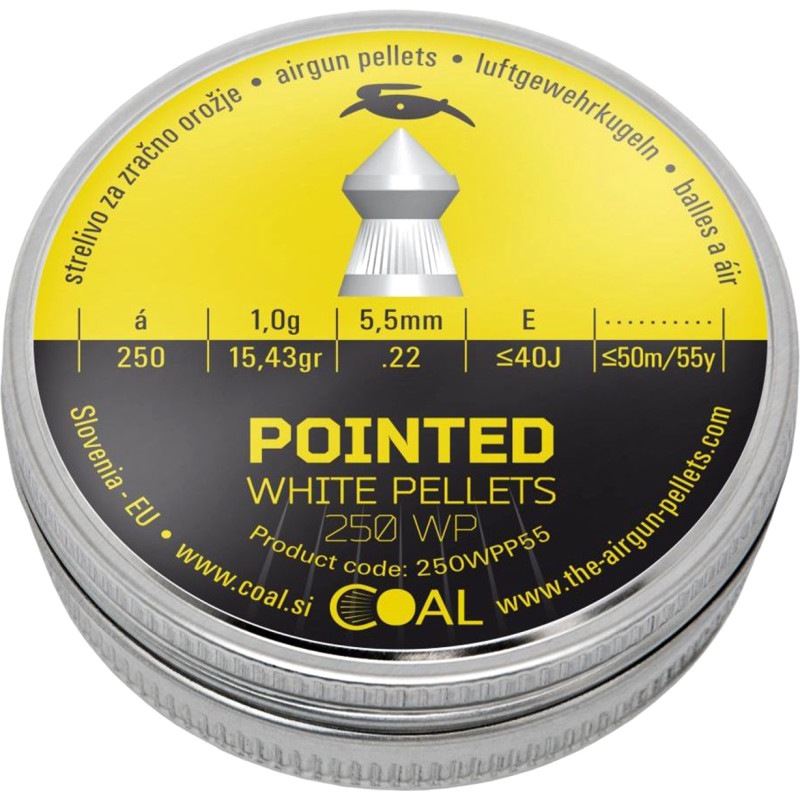 Ilma-aseen tarkkuusluoti Pointed 5,50 mm, 250 kpl