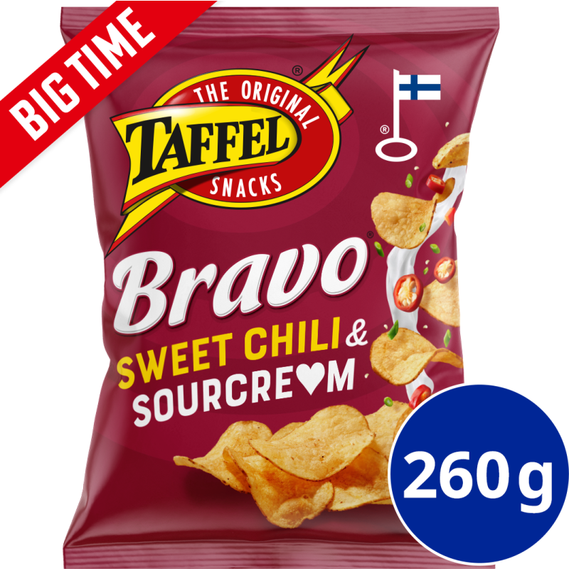 Perunalastu Taffel 260 g Bravo