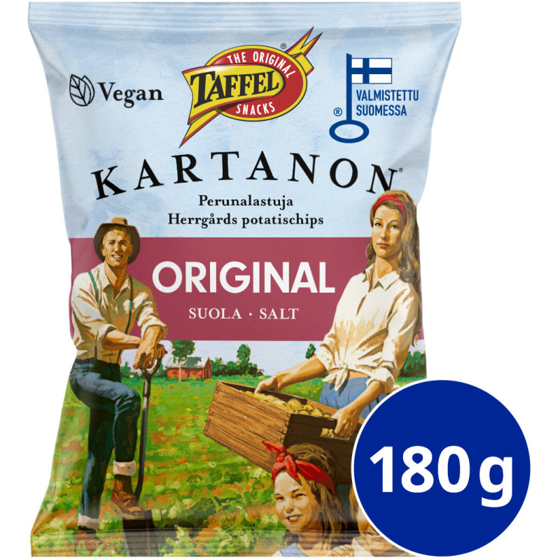 Kartanon Original 180 g perunalastu