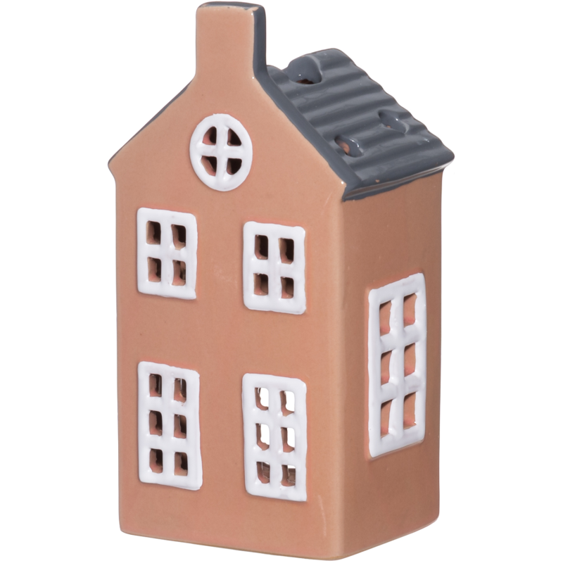 Talolyhty LED-valoilla Finnlumor Copenhagen vaaleanpunainen 15 cm