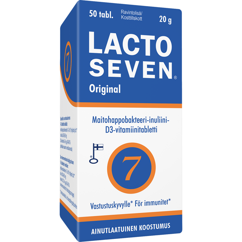 Lacto Seven 50 kpl maitohappobakteeri + inuliini