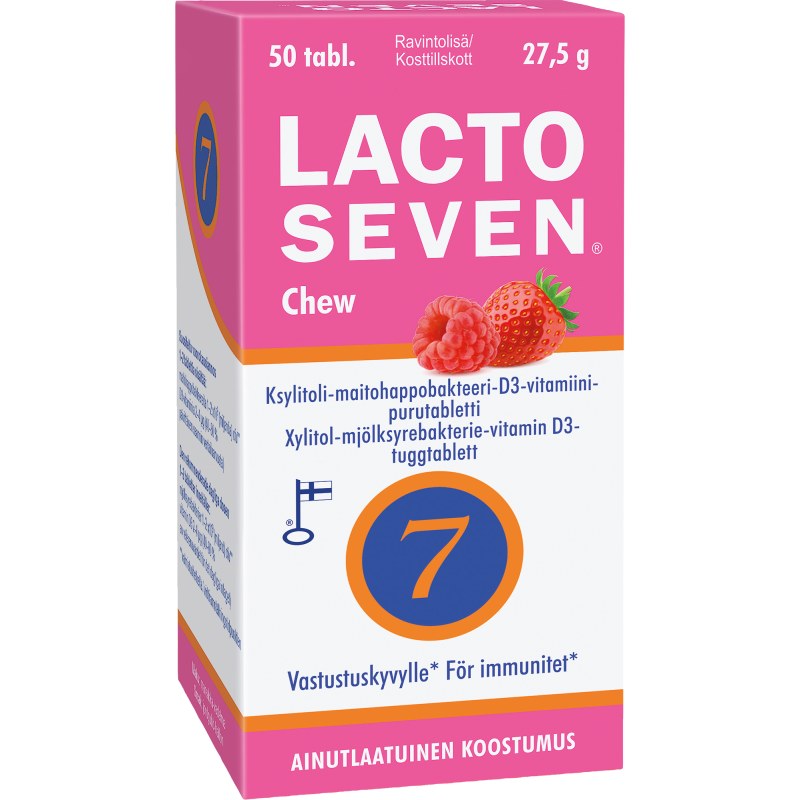 Maitohappobakteeri + D-vitamiini Vitabalans 50 kpl Lacto Seven