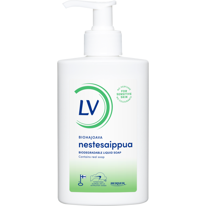 Nestesaippua LV 300 ml biohajoava