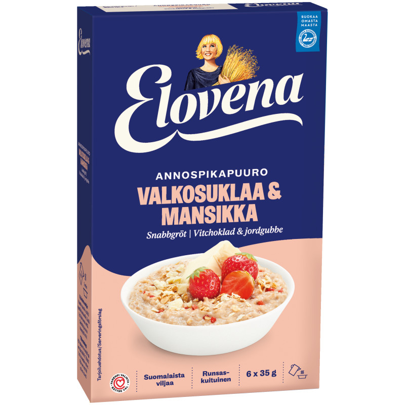 Hetki annospikapuuro 6 kpl 210 g valkosuklaa-mansikka