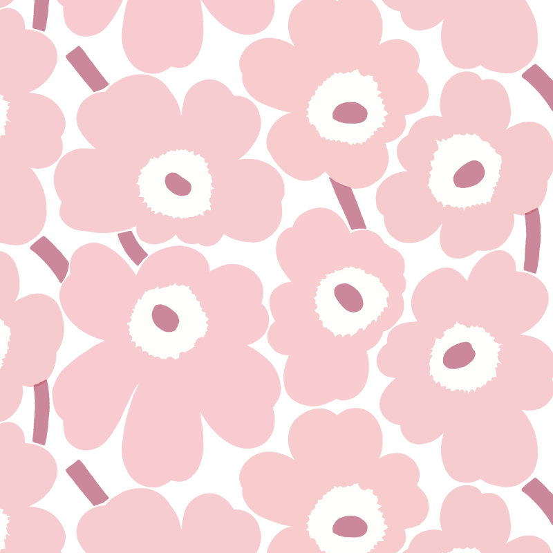 Lautasliina Marimekko 24 cm Mini Unikko vaaleanpunainen