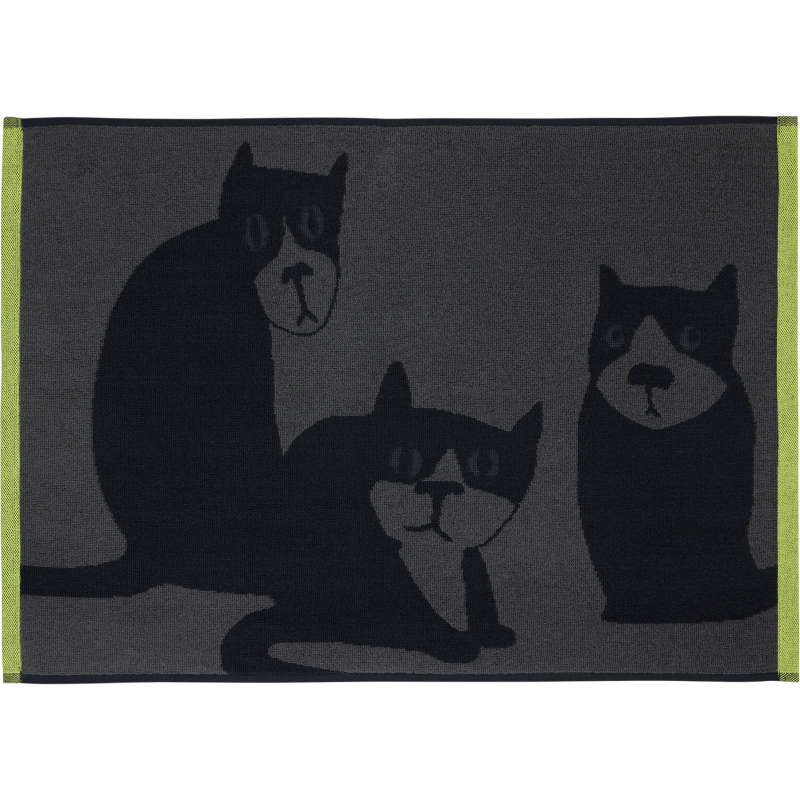 Käsipyyhe Finlayson 50 x 70 cm Spot the Dog harmaa/lime