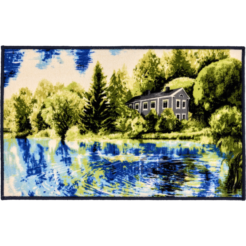 Matto Vallila 50 x 80 cm Jokilaakso vihreä
