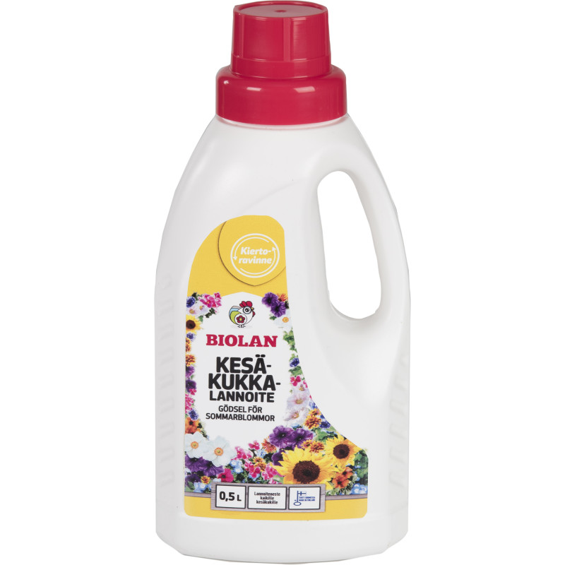 Kesäkukkalannoite Biolan 0,5 l