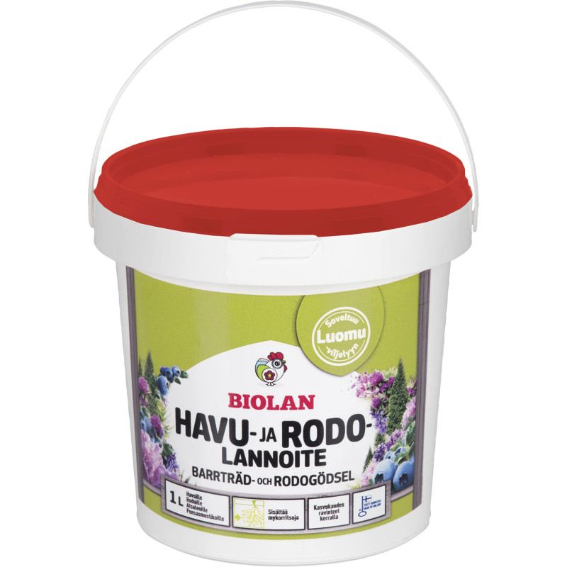 Havu- ja rodolannoite Biolan 1 l