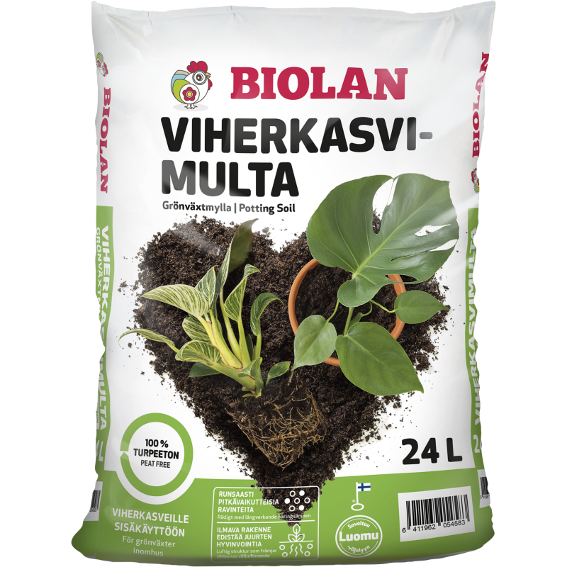Viherkasvimulta Biolan 24 l