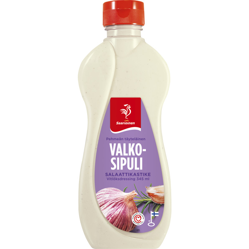 Valkosipulisalaattikastike 345 ml