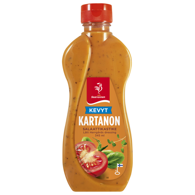 Kevyt Kartanon Salaattikastike 345 ml