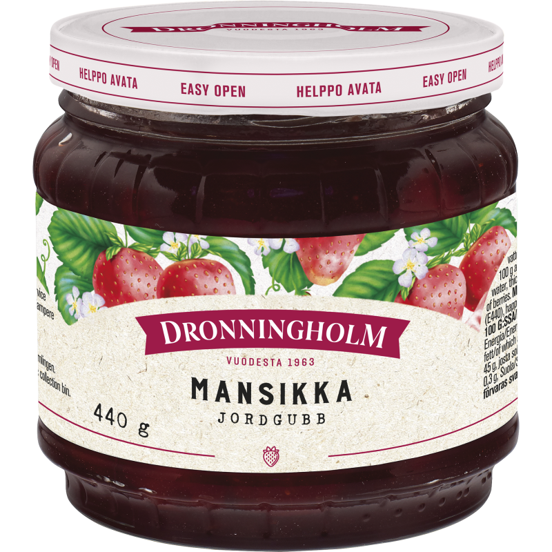 Mansikkahillo Dronningholm 440 g
