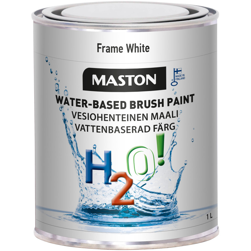 Maali Maston H2O! Listavalkoinen NCS S 0502-Y, 1 l
