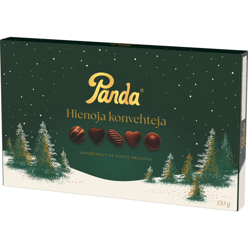 Suklaakonvehti Panda 170 g Hienoja konvehteja