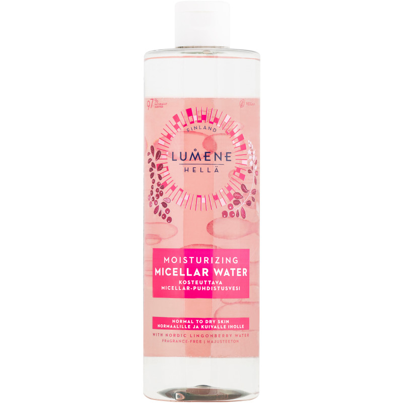 Micellar-puhdistusvesi Lumene HELLÄ 400 ml kosteuttava