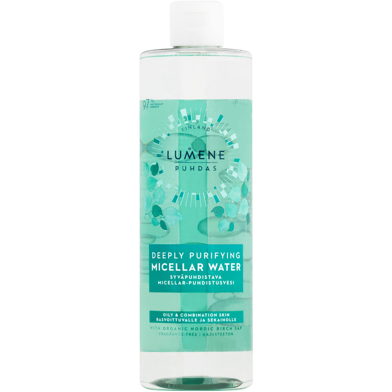 Micellar-puhdistusvesi Lumene PUHDAS 400 ml syväpuhdistava