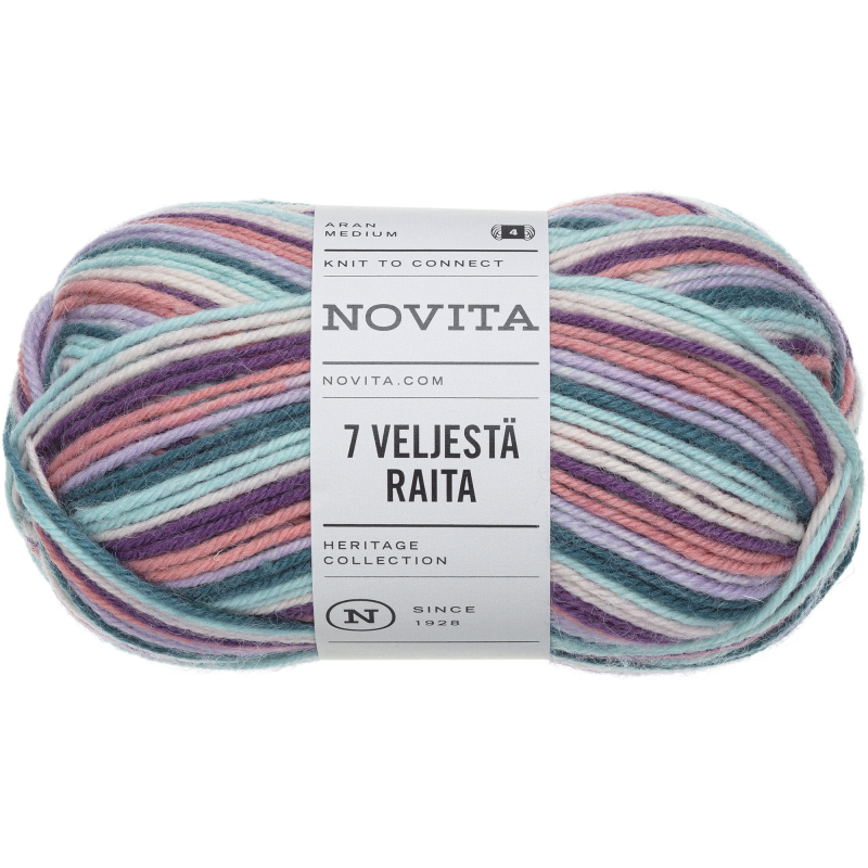 Lanka Novita 100 g 7 Veljestä Raita