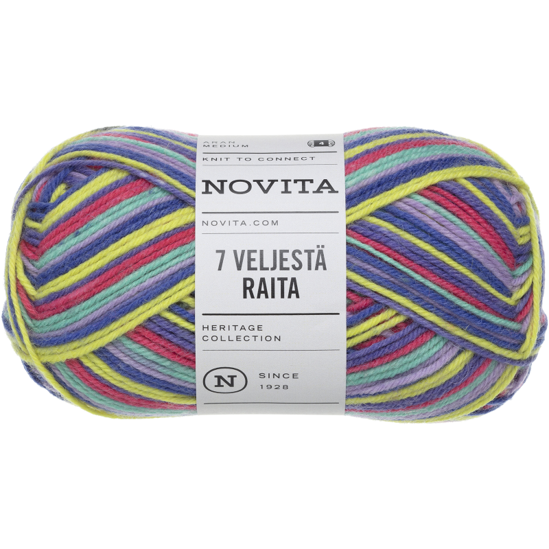 Lanka Novita 100 g 7 Veljestä Raita