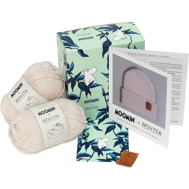 Neulepaketti Moomin x Novita Taikapilvi-pipo Hanki